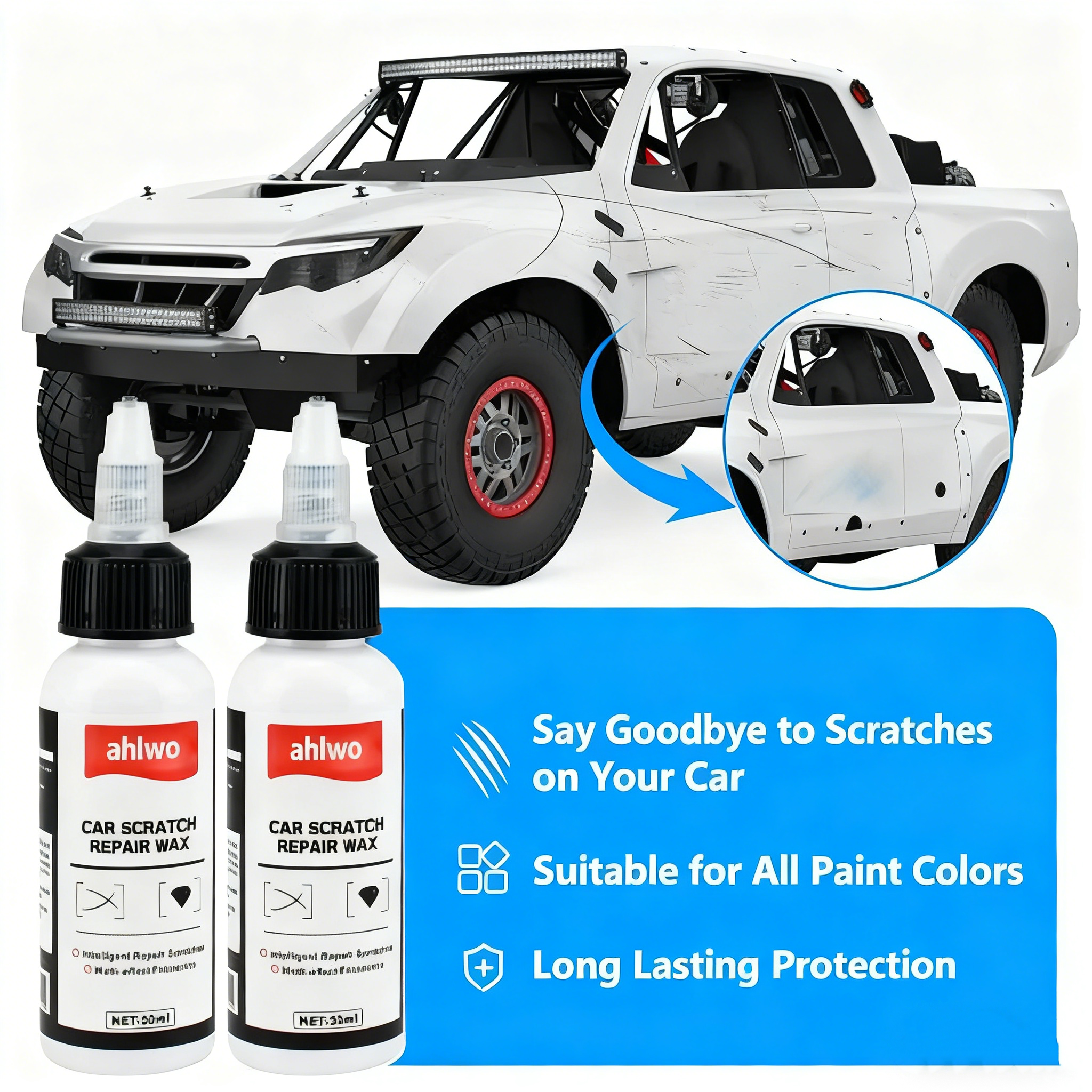 🔥LAST DAY SALES 70% OFF🔥Car Scratches Repairing & Polishing Wax Paint Restorer