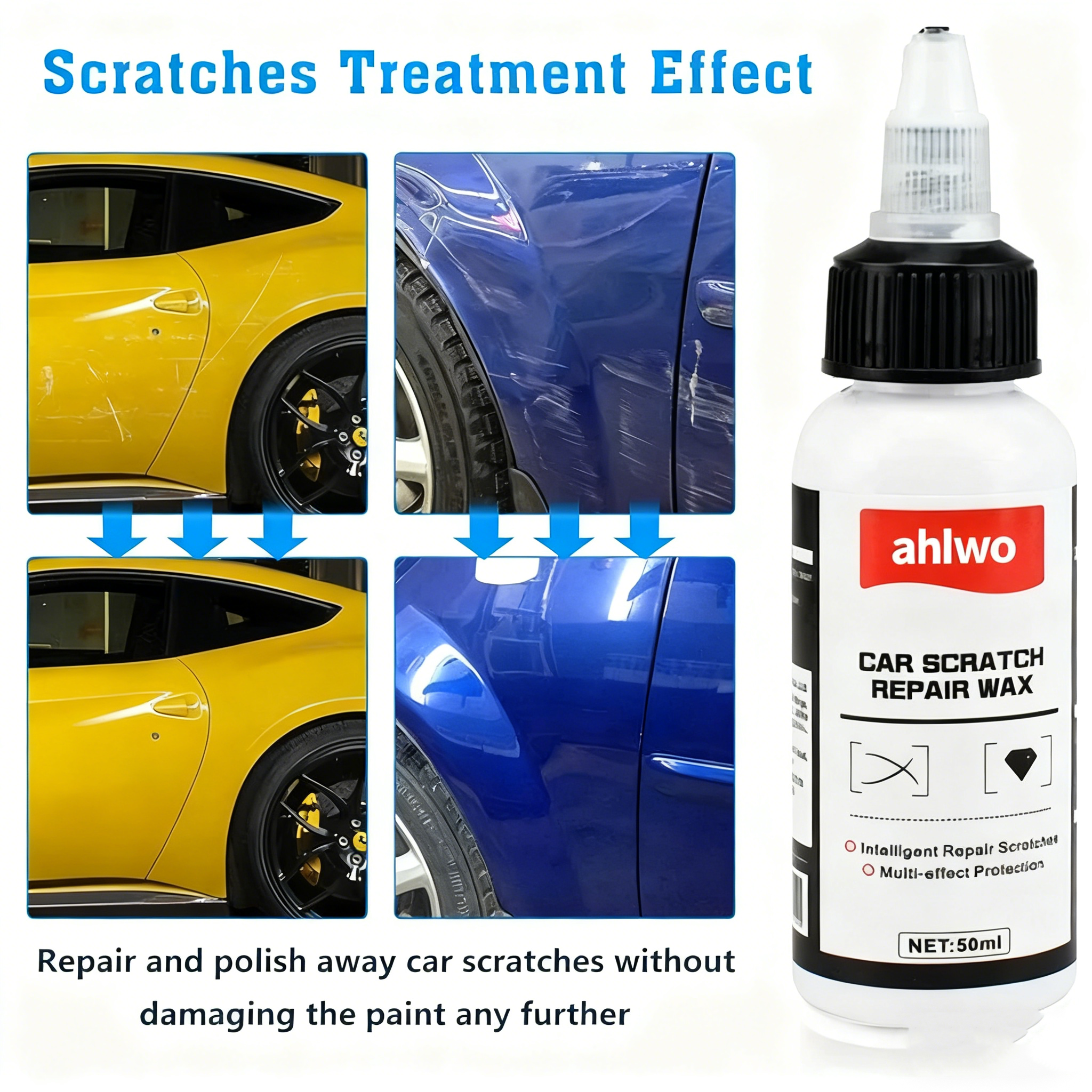 🔥LAST DAY SALES 70% OFF🔥Car Scratches Repairing & Polishing Wax Paint Restorer