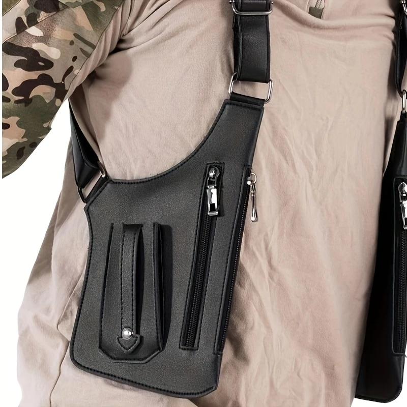 🔥Last Day 48% OFF-Premium Leather Adjustable Underarm Shoulder Bag for Men YB