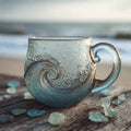 🎄Unique gift🔥100% handmade sea glass wave cup🎁Enjoy buy one get one free
