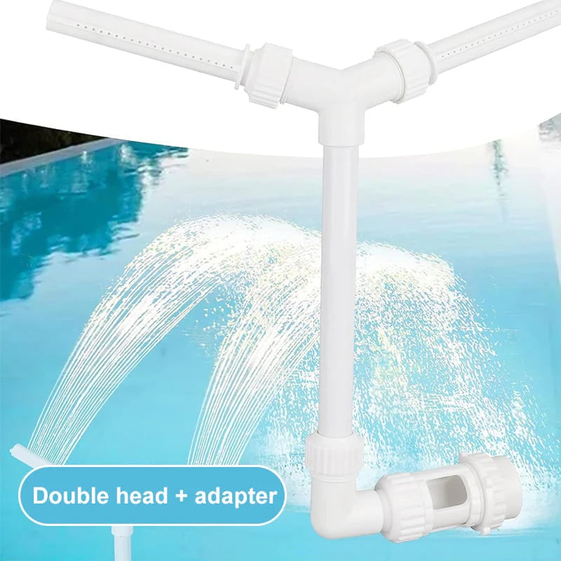 Today's Special: Free Shipping! Solar-Powered Adjustable Pool Fountain with Lights—Dispel the Summer Heat with a Cooling Mist