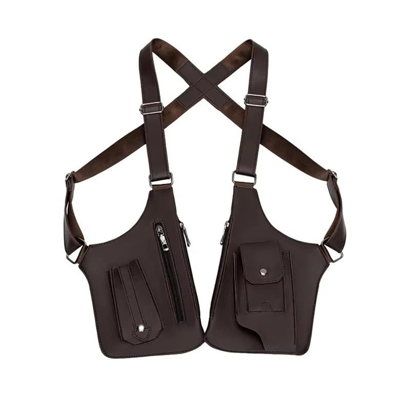 🔥Last Day 48% OFF-Premium Leather Adjustable Underarm Shoulder Bag for Men