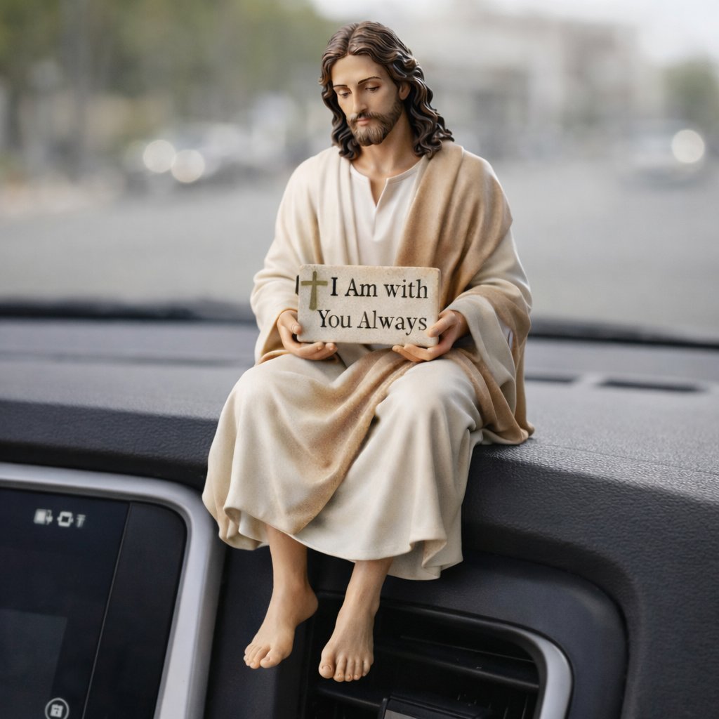 🔥Hot Sale 49% OFF -✨Handcrafted Jesus Figurine✝️Serene Desk Companion🙏