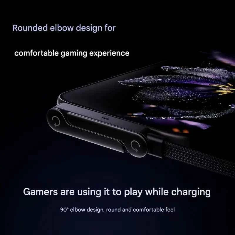 Invisible Holder Charger Cable with Stand, 240w super fast charging 2-in-1 Fast Charging Cord