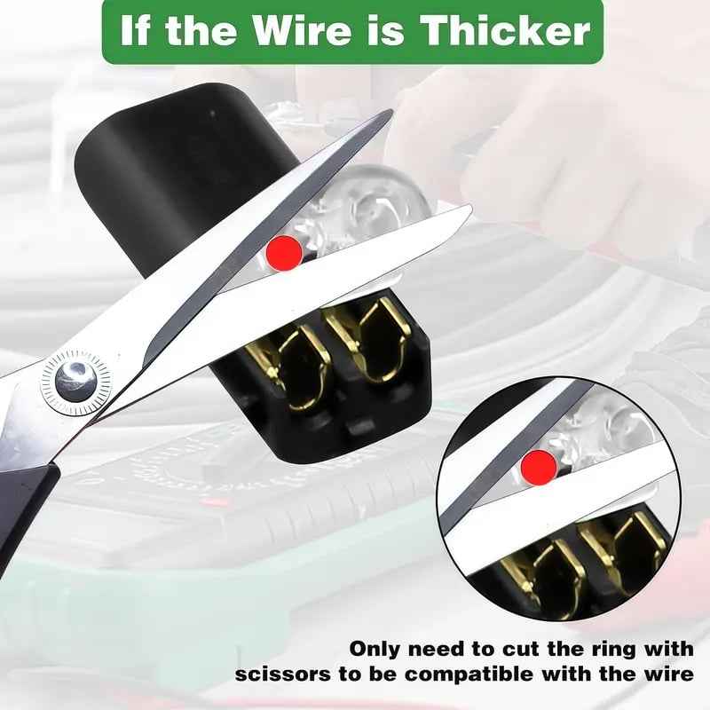 Double-Wire Plug-in Connector Led Light Strip Connectors 2 Pin