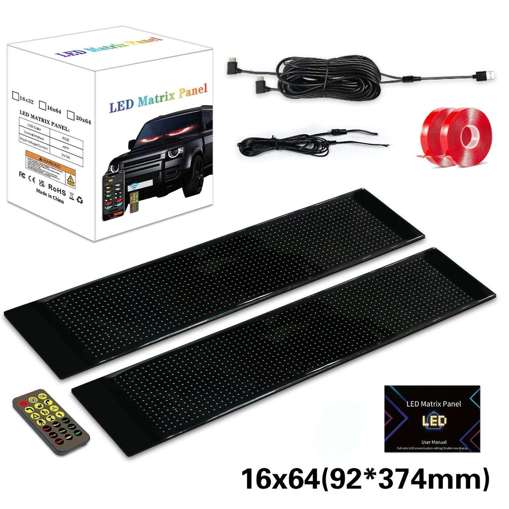 🔥Flash Sale✨DIY Car Dynamic LED Smart Colorful Eye Lamp Soft Screen