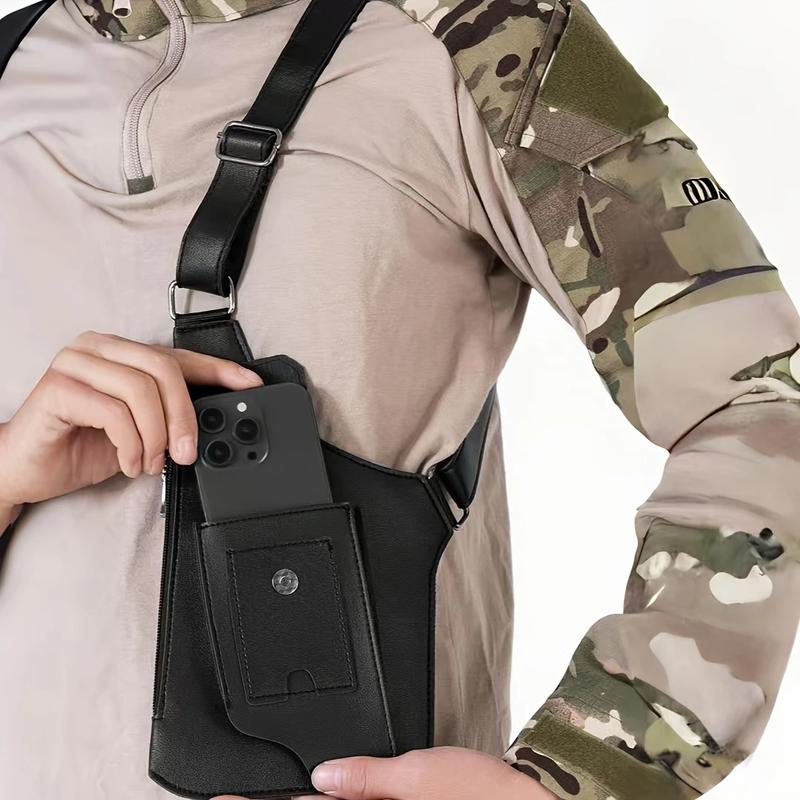 🔥Last Day 48% OFF-Premium Leather Adjustable Underarm Shoulder Bag for Men YB