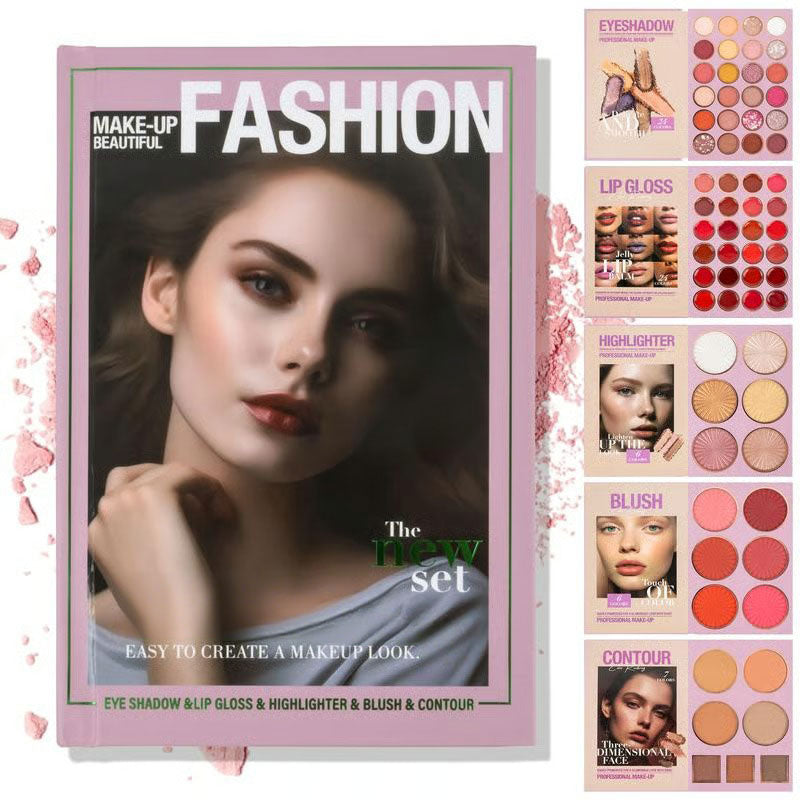 🏆#1 Bestselling - 24-Color Eyeshadow Palette - 5-Layer Book-Style Makeup Palette