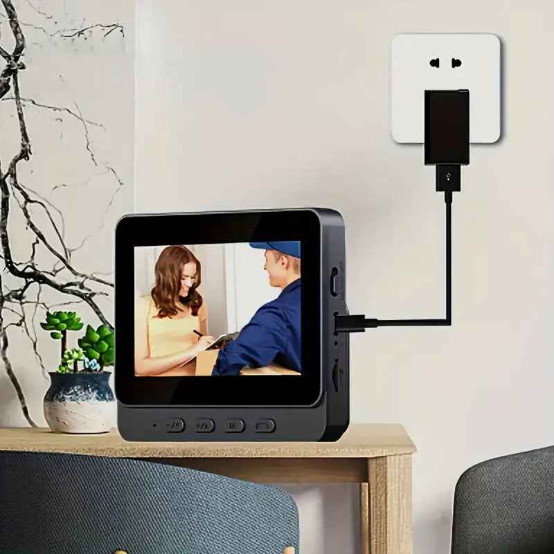 🔥New Year's Special Offer 50%OFF🎉Wireless doorbell camera: 1080P, 170° angle, 4.3-inch screen, IPX65 outdoor waterproof, night vision