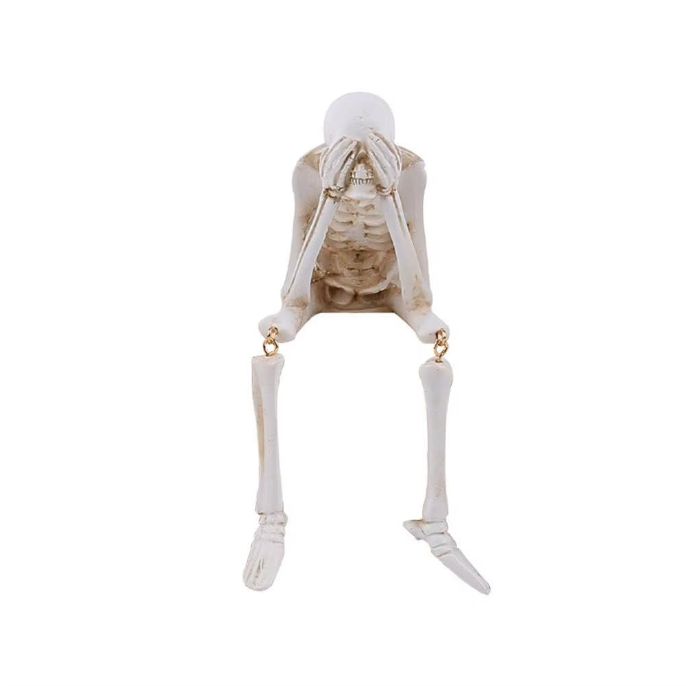 2025 Don't Listen / Don't Look / Don't Say / Creative Halloween Skull Decoration