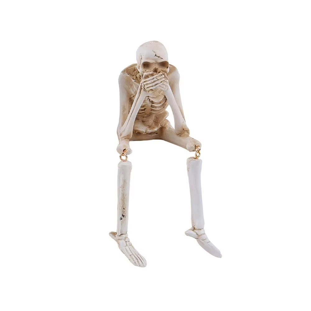 2025 Don't Listen / Don't Look / Don't Say / Creative Halloween Skull Decoration